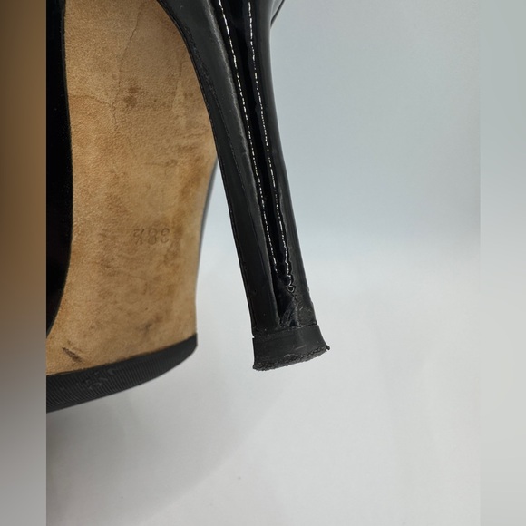 Dior Women’s Retro Escar 9cm Patent Leather Pumps, Black, SIZE: 38.5 - Picture 11 of 16